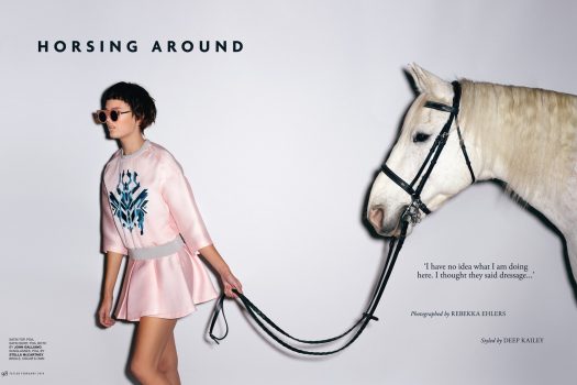 [Fashion Editorial] Tatler UK is horsing around