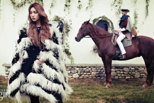 [Fashion Editorial] Lee Ho, equestrianista pour Vogue Korea