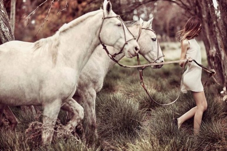 [Fashion Advertising] Les chevaux blancs de Chocolate