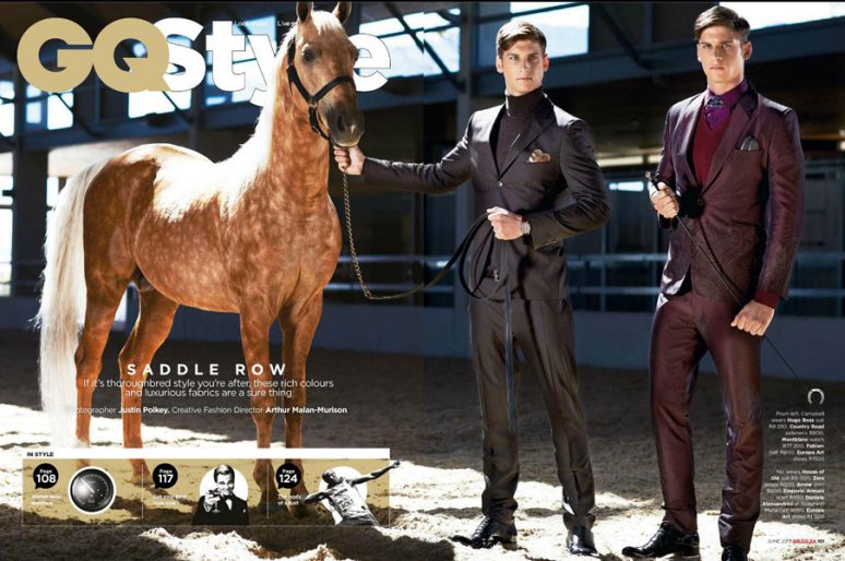 [Fashion Editorial] GQ Style : le gentleman cavale