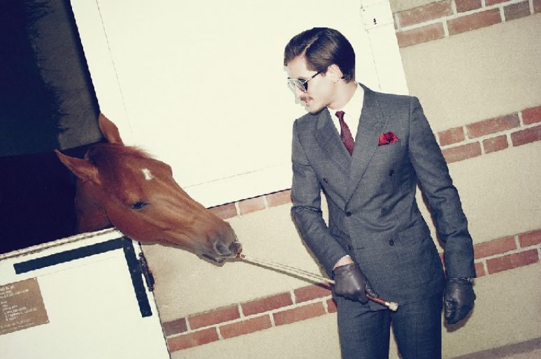 [Fashion Editorial] Horsing around : GQ Australia à Chantilly